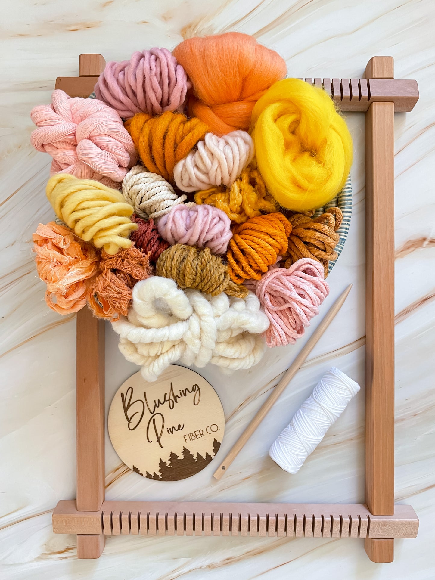 Retro Sunset Woven Wall Hanging Kit