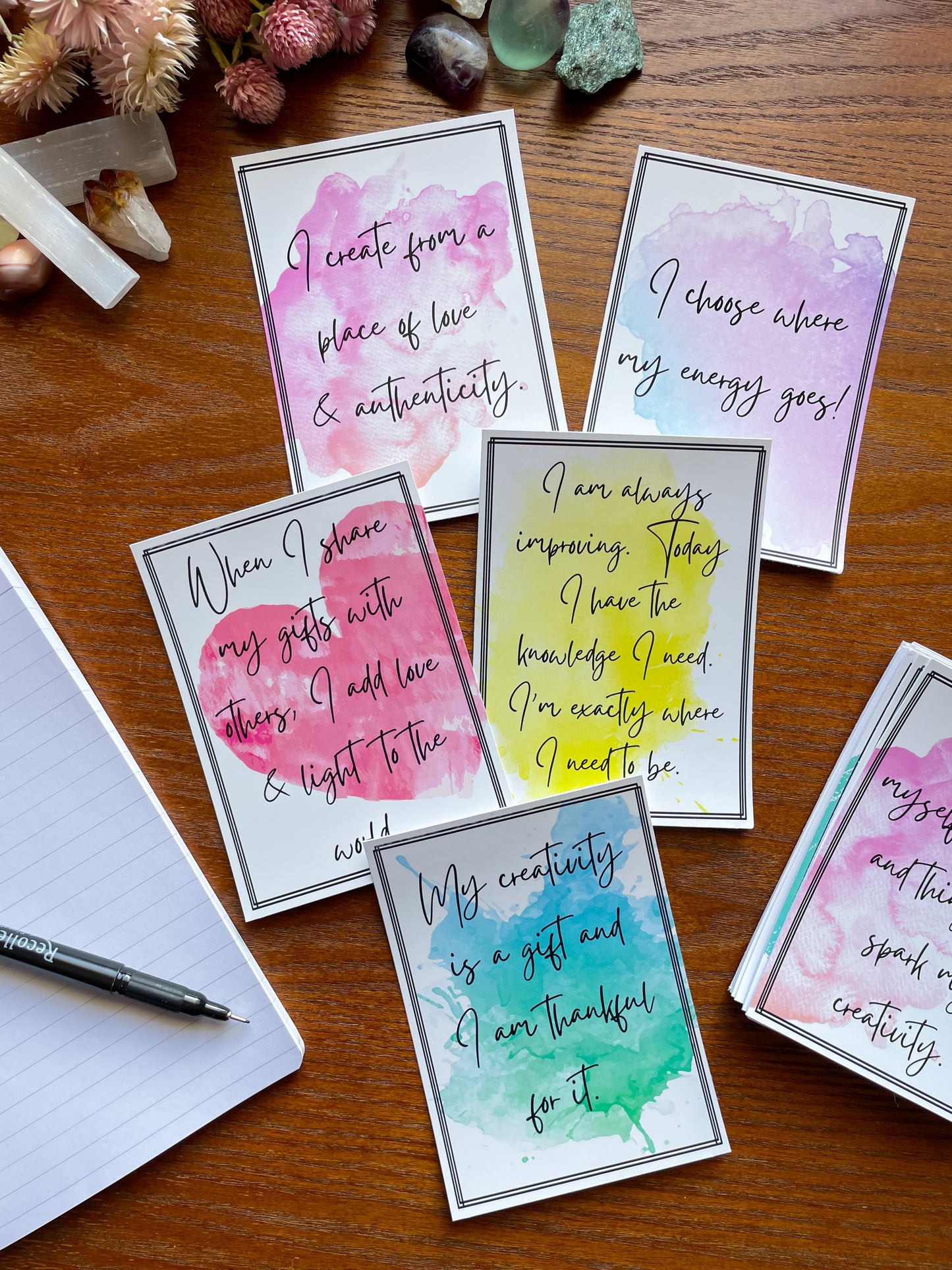 Affirmations for Creatives Card Set
