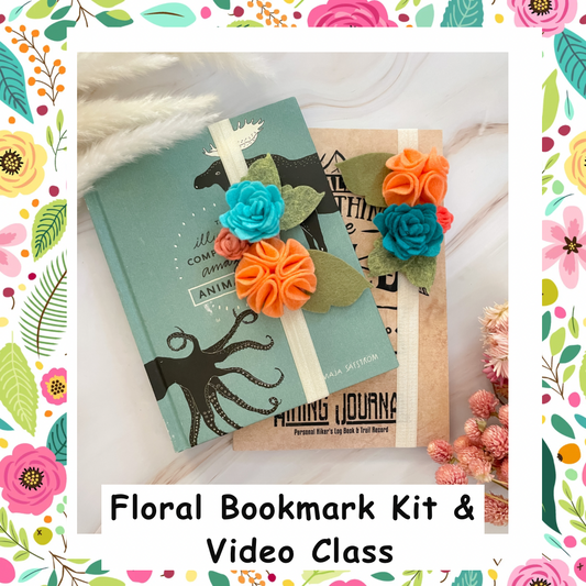 Floral Bookmark Kit + Video Class