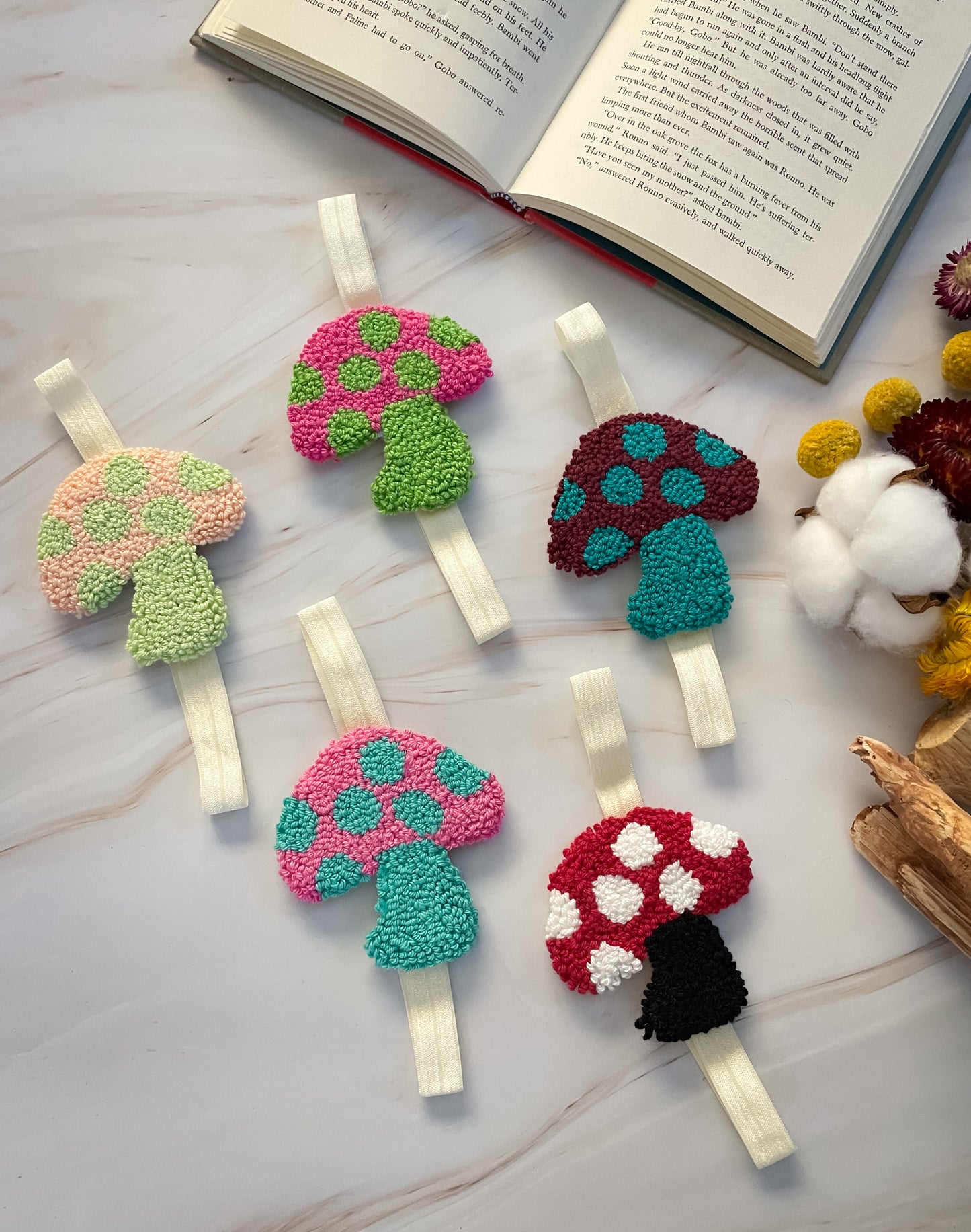 Mushroom Bookmarks