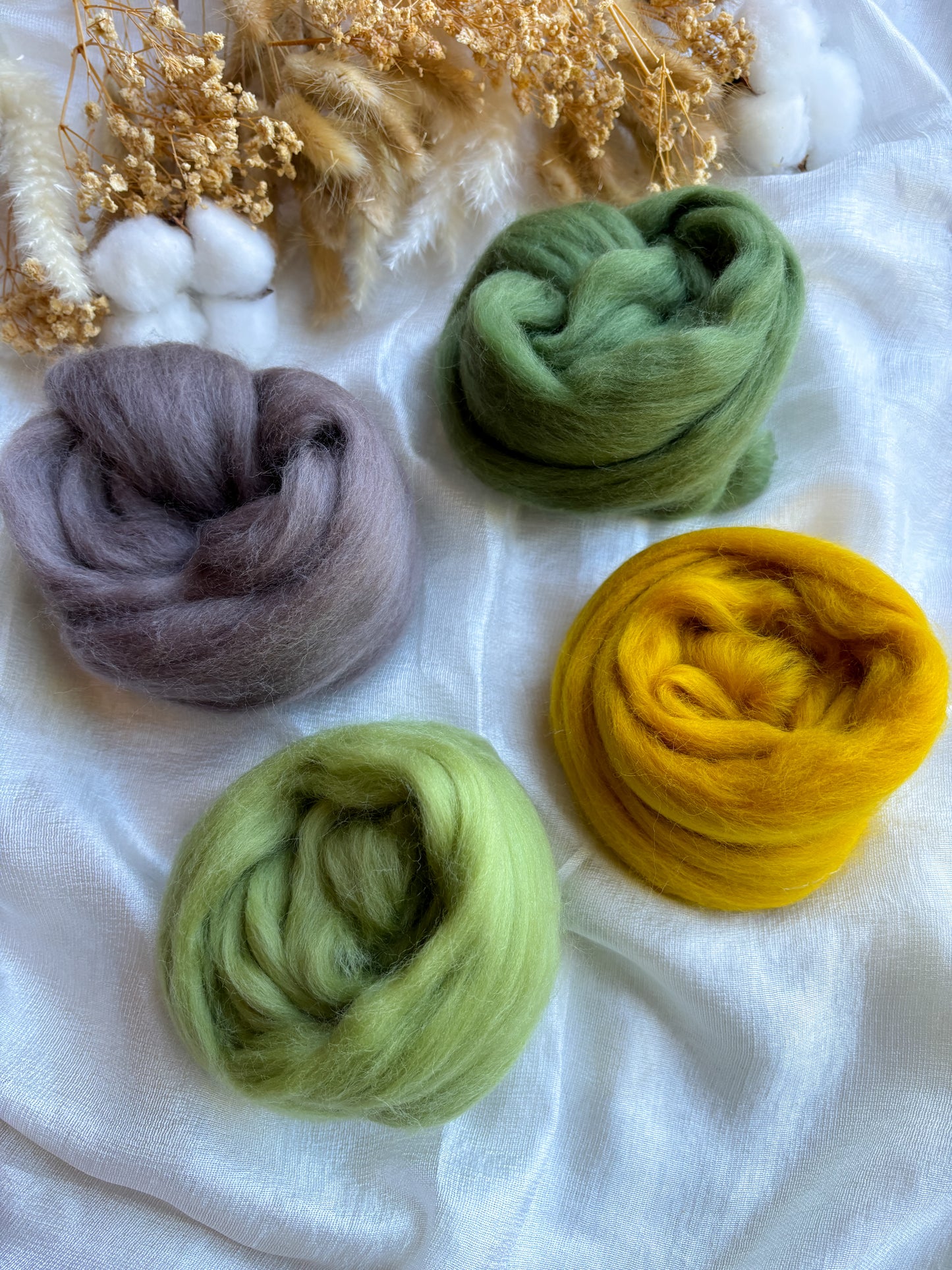 Wool Roving Bundle 2