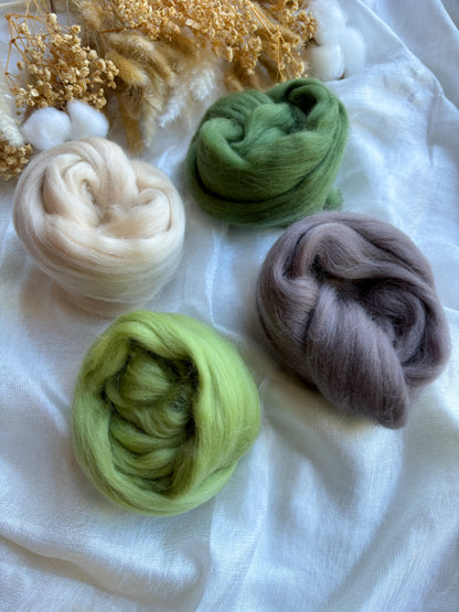 Wool Roving Bundle 3