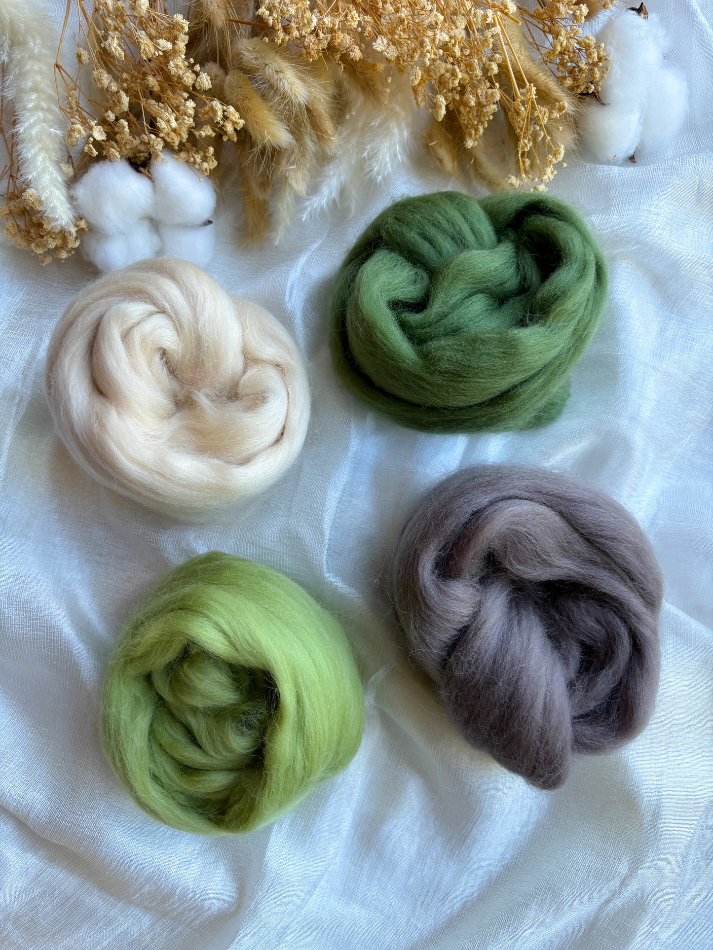 Wool Roving Bundle 3