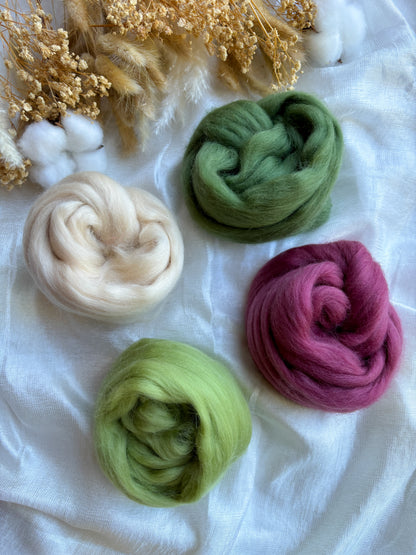 Wool Roving Bundle 4