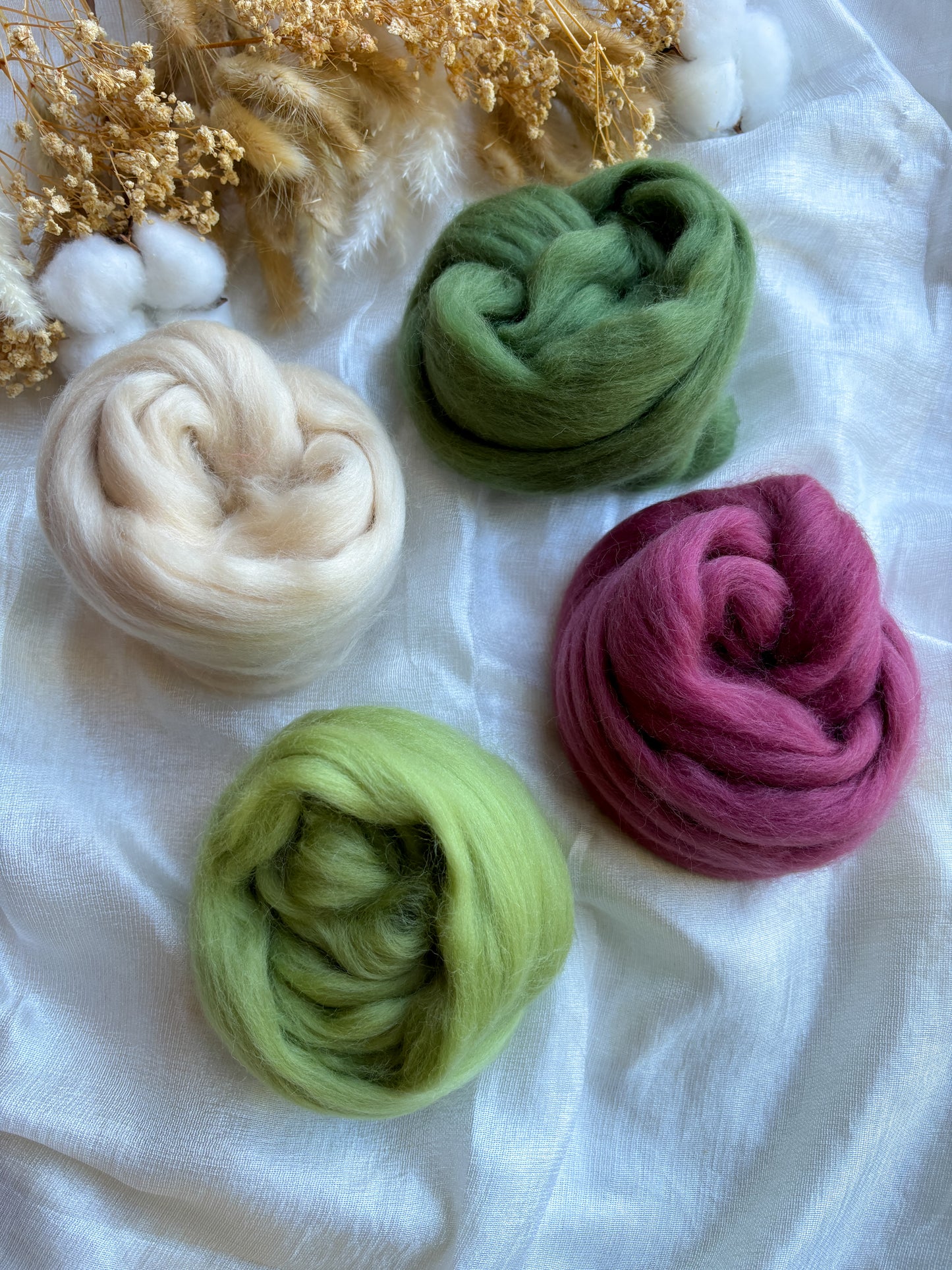 Wool Roving Bundle 4