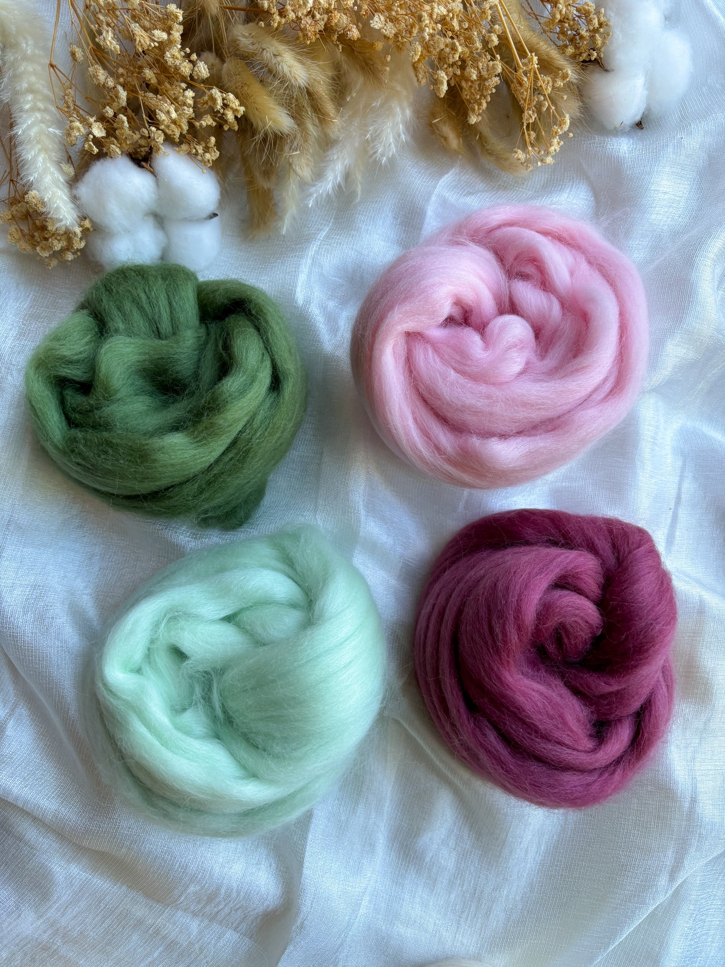 Wool Roving Bundle 6