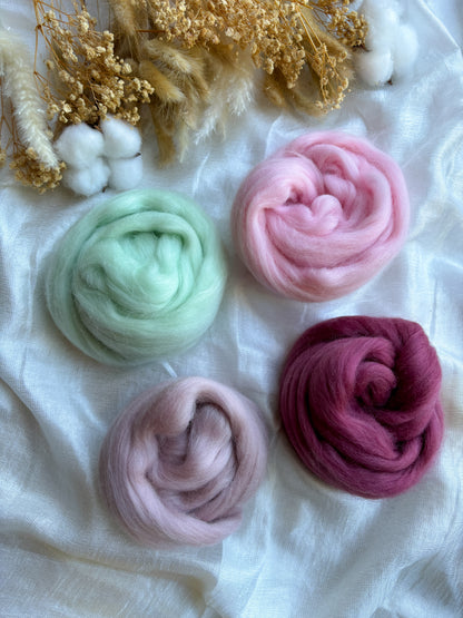 Wool Roving Bundle 10