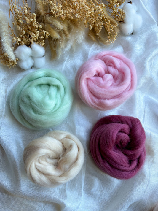 Wool Roving Bundle 11