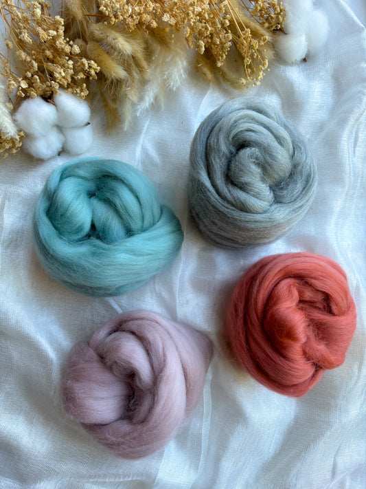 Wool Roving Bundle 17