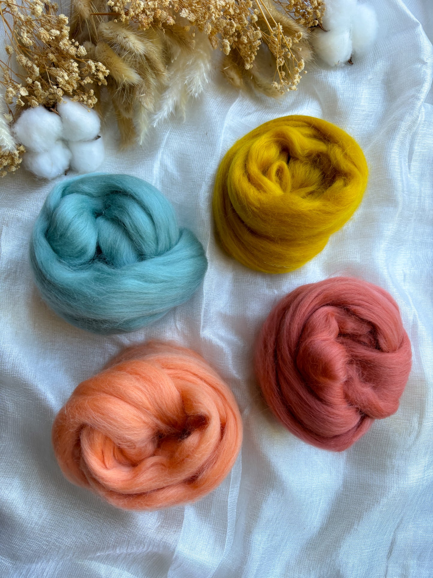 Wool Roving Bundle 19