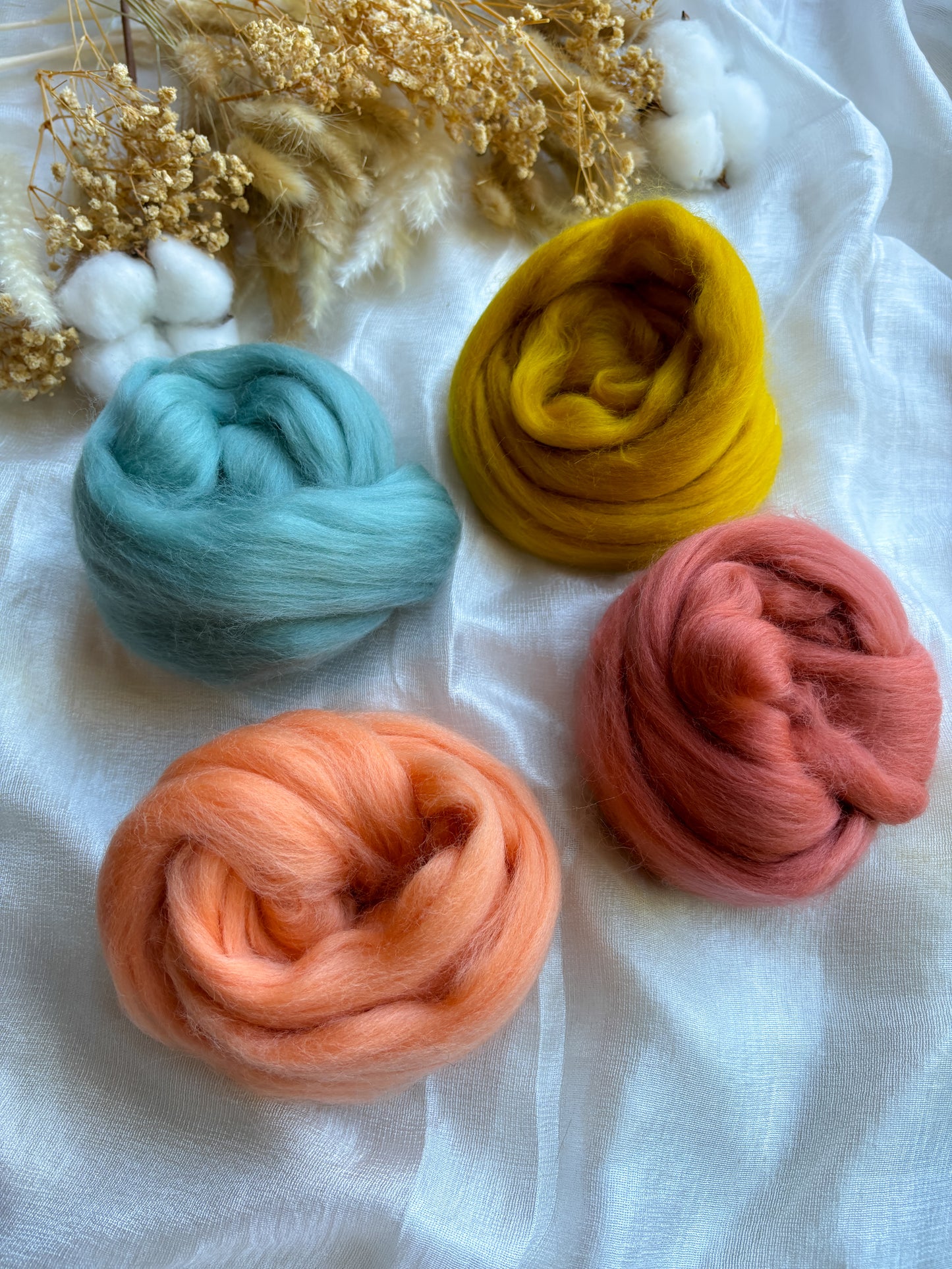 Wool Roving Bundle 19