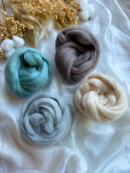 Wool Roving Bundle 22