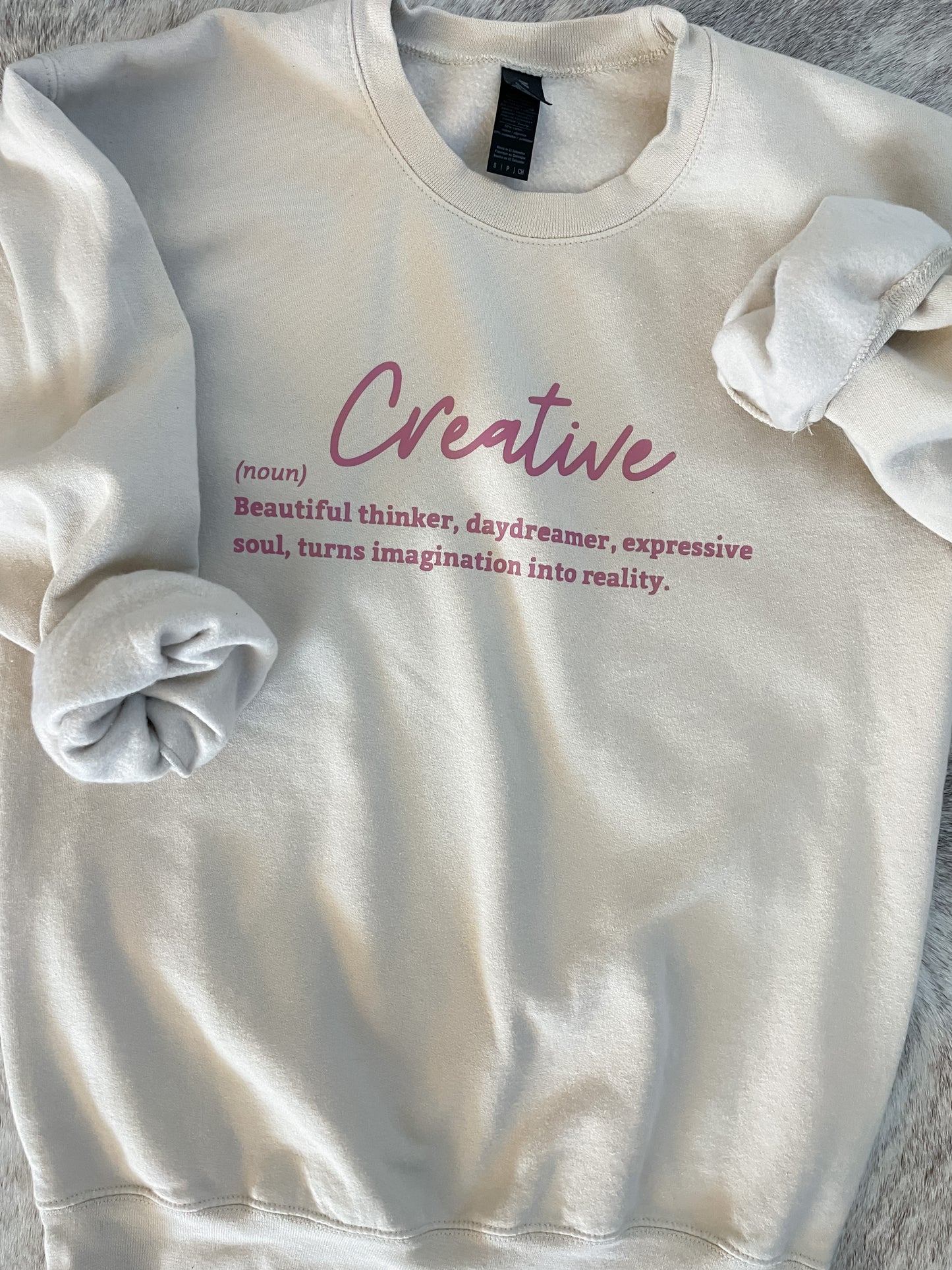 “Creative” Sweatshirt Size Small